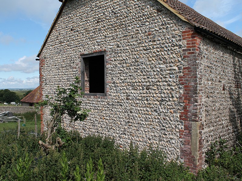 Exceat flint barn